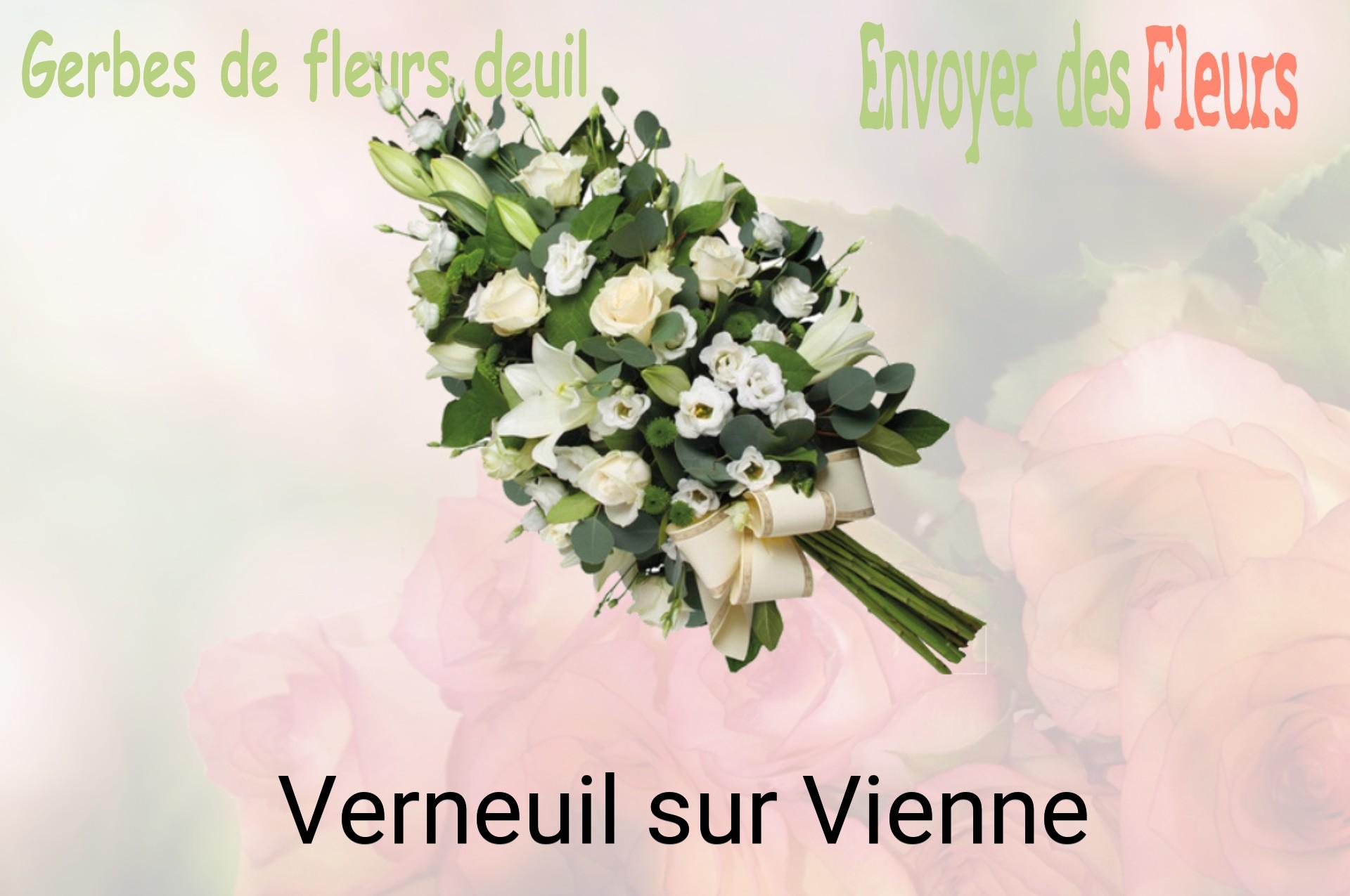 Gerbe de fleurs de deuil livrée à Verneuil-sur-Vienne